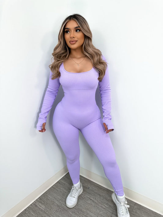 Snatched Jumpsuit | Lilac
