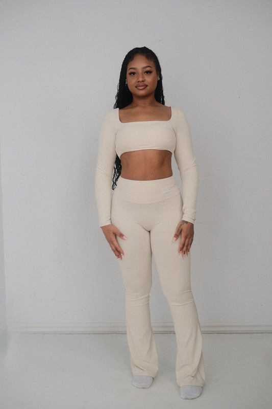 Eternity Flare Leggings - Sand