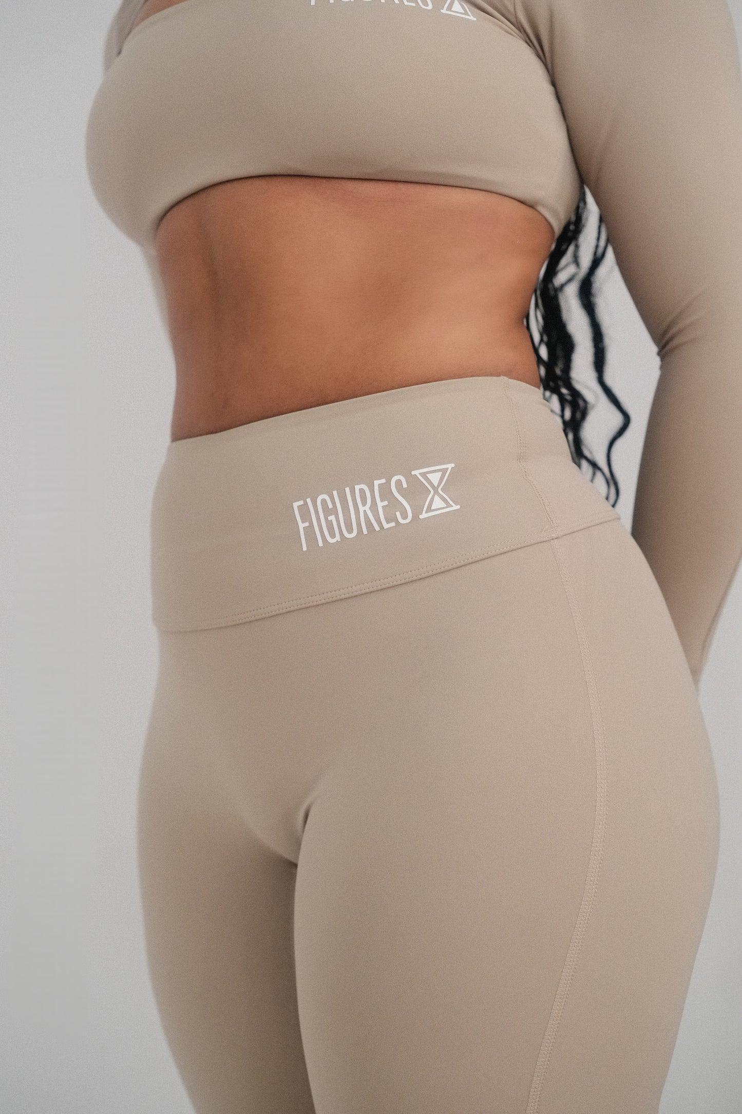 Eternity Flare Leggings - Taupe
