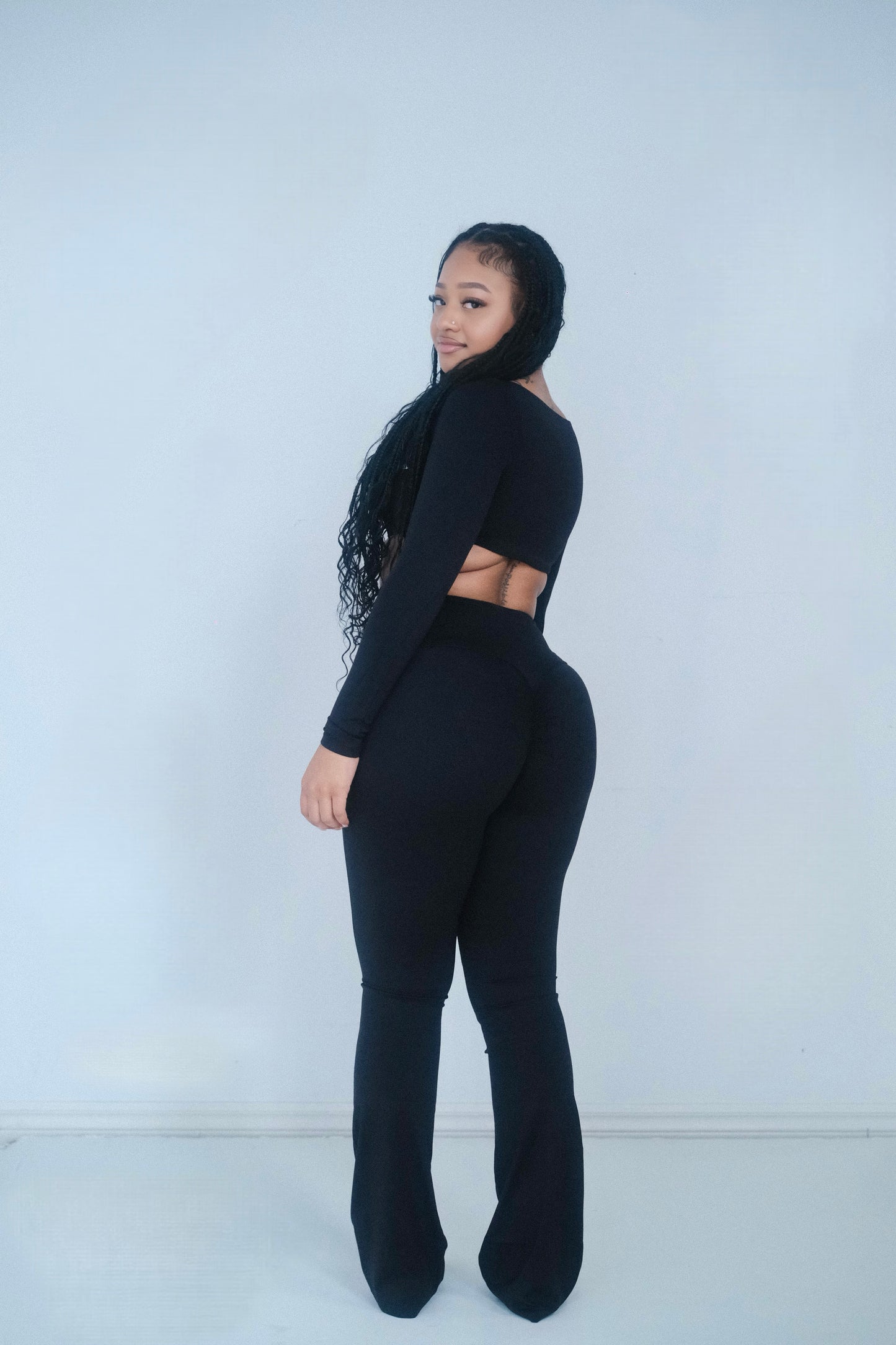 Eternity Flare Leggings - Black