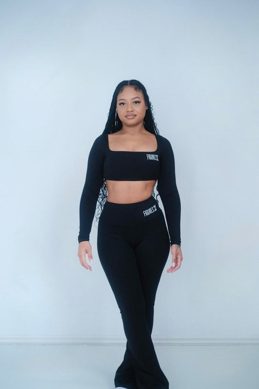 Eternity Flare Leggings - Black