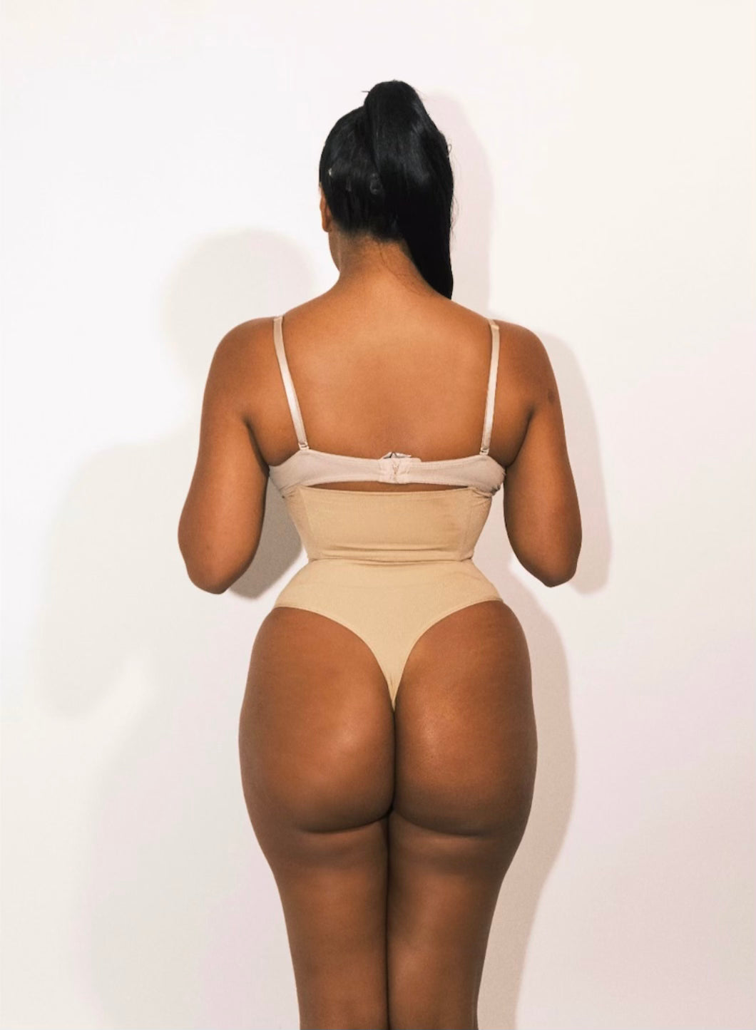 Beige Shapewear Thong